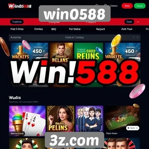 Plataforma win0588 oferece ampla variedade de jogos online