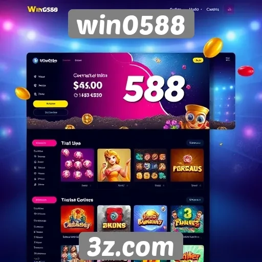 interface do site win0588 é amigável e intuitiva